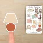 Cozy & Comfy Sticker Sheet – Warm Aesthetic Stickers for Journals, Planners, and Crafts