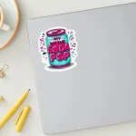 My Little Soda Pop Cute Vinyl Sticker for Laptops, Notebooks, and Planners